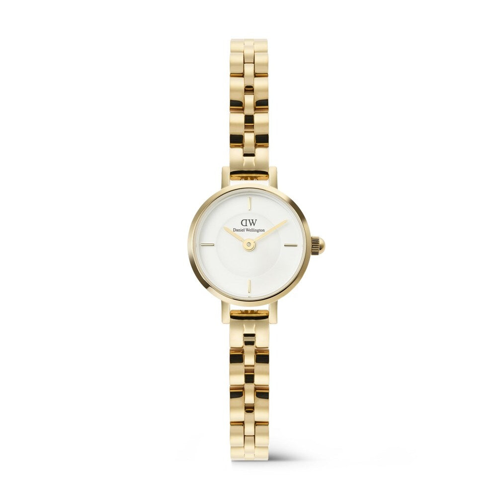 Orologio Daniel Wellington Petite Mini Arc 3 LInk Gold White