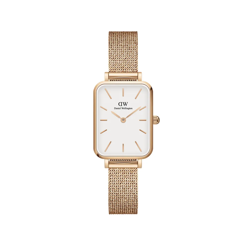 Orologio Daniel Wellington Quadro Pressed Melrose Rosegold/White
