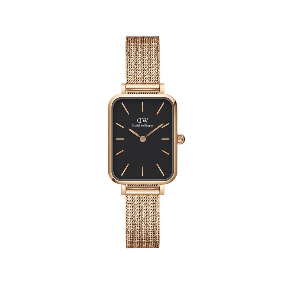 Orologio Daniel Wellington Quadro Pressed Melrose Rosegold/Black