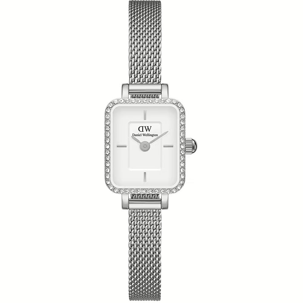 Orologio Daniel Wellington Quadro Mini Lumine Bezel Silver