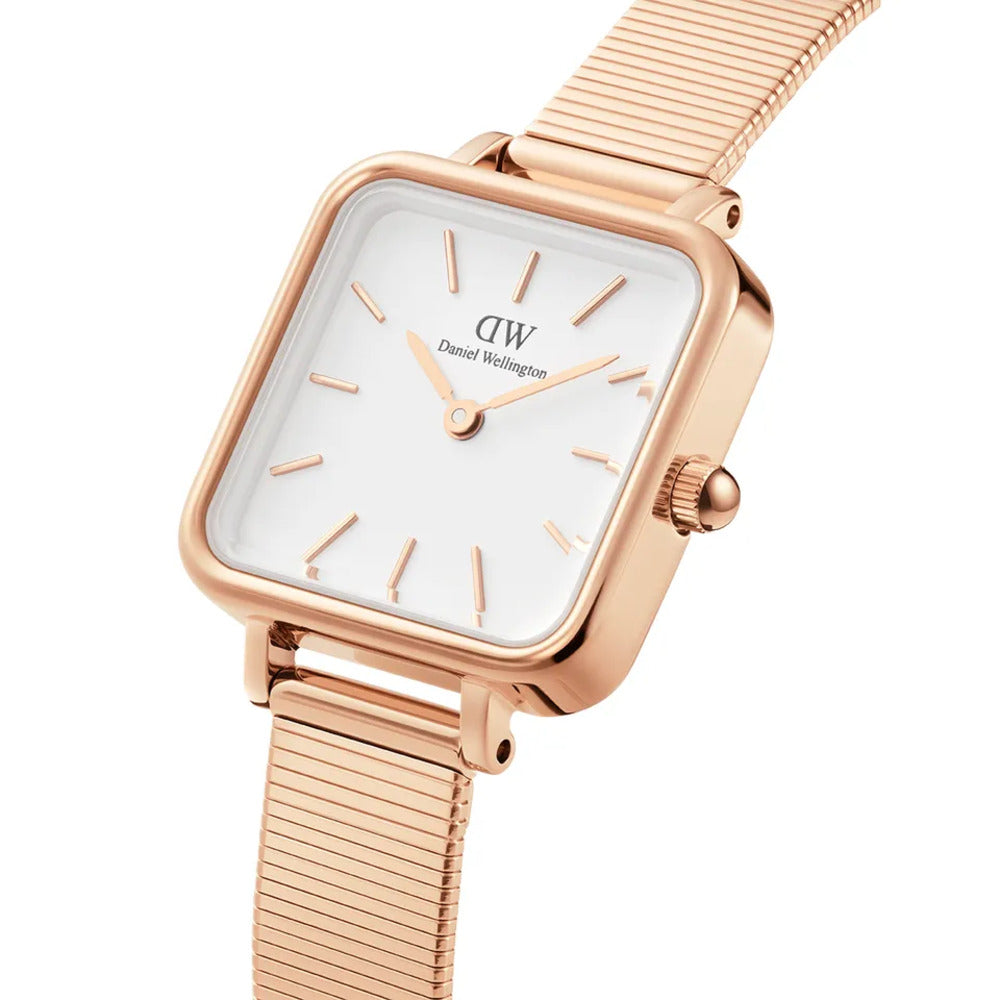 Orologio Daniel Wellington Quadro Studio Rosegold/White