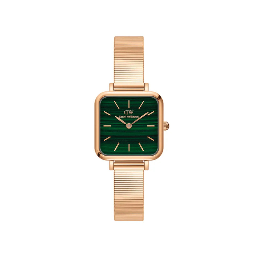 Orologio Daniel Wellington Quadro Studio Rosegold/Green