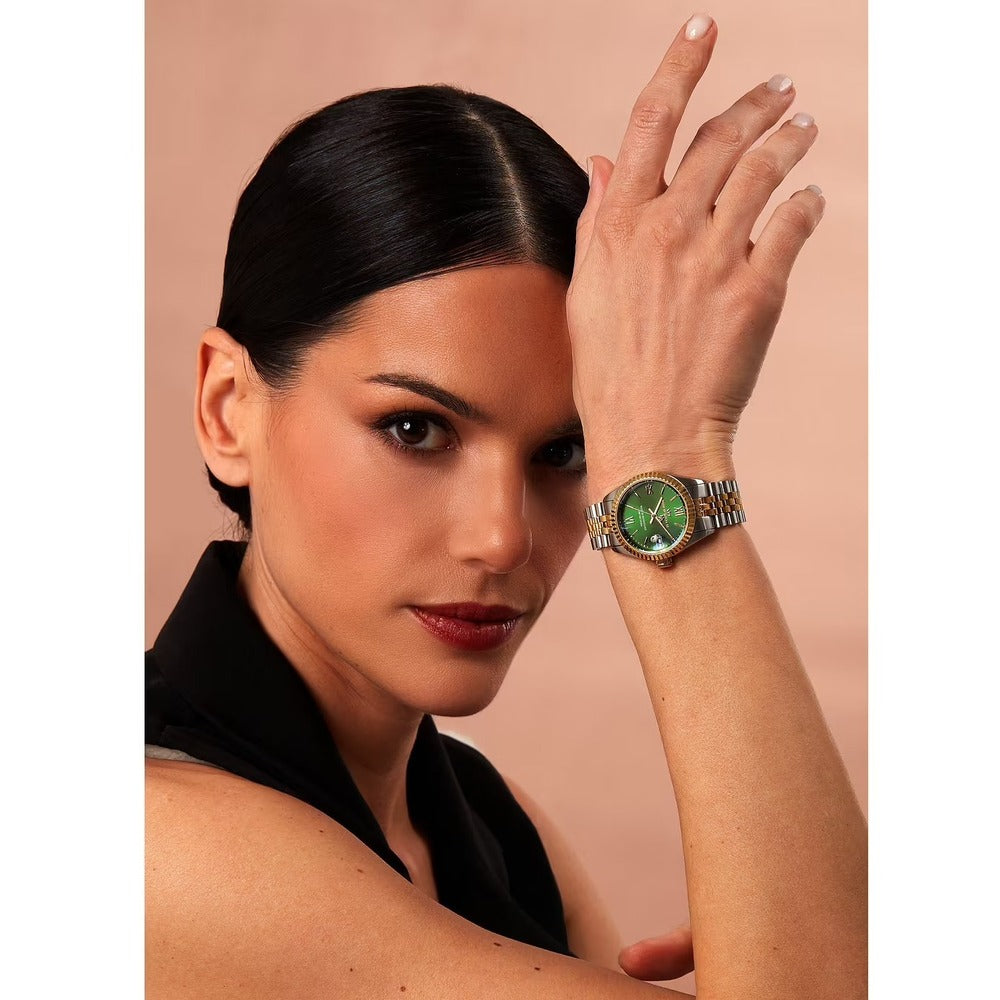Orologio Philip Watch Caribe Silver, Gold, Green 31 mm