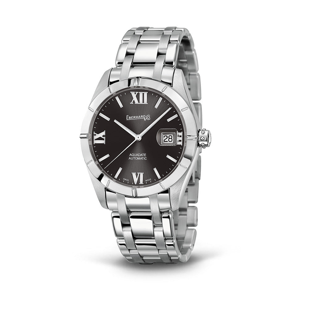 Orologio Automatico Eberhard Aquadate Silver/Black
