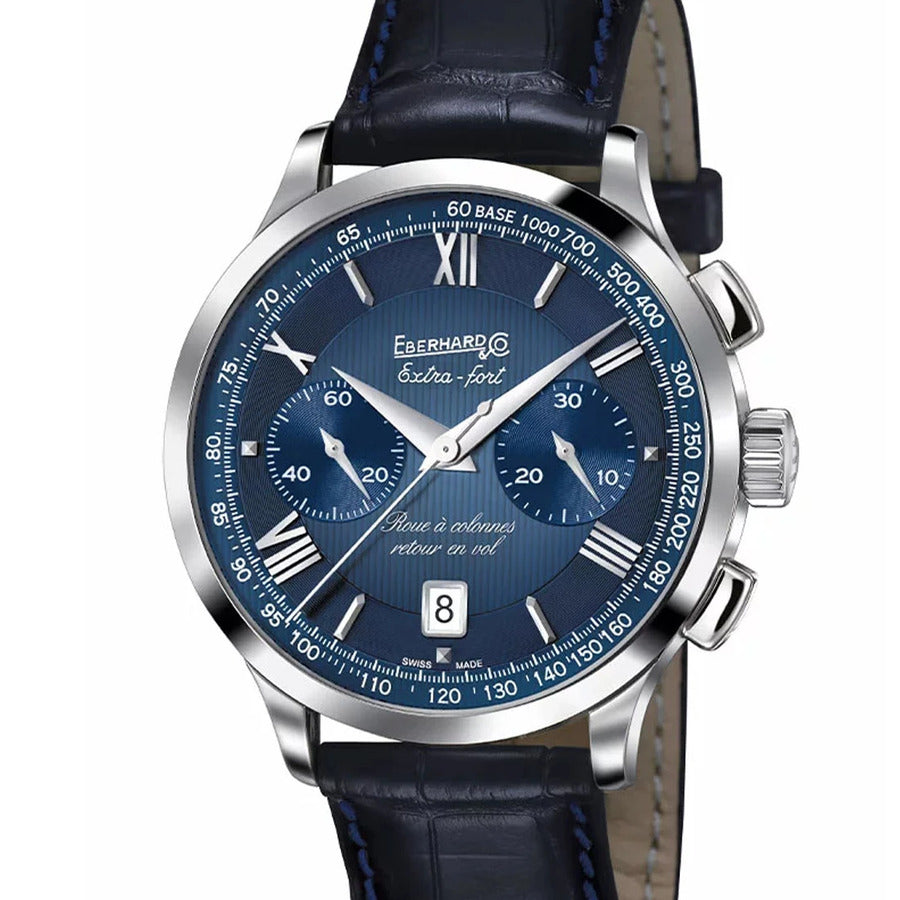 Orologio Eberhard Extra Fort Roue A Colonnes Retour En Vol
