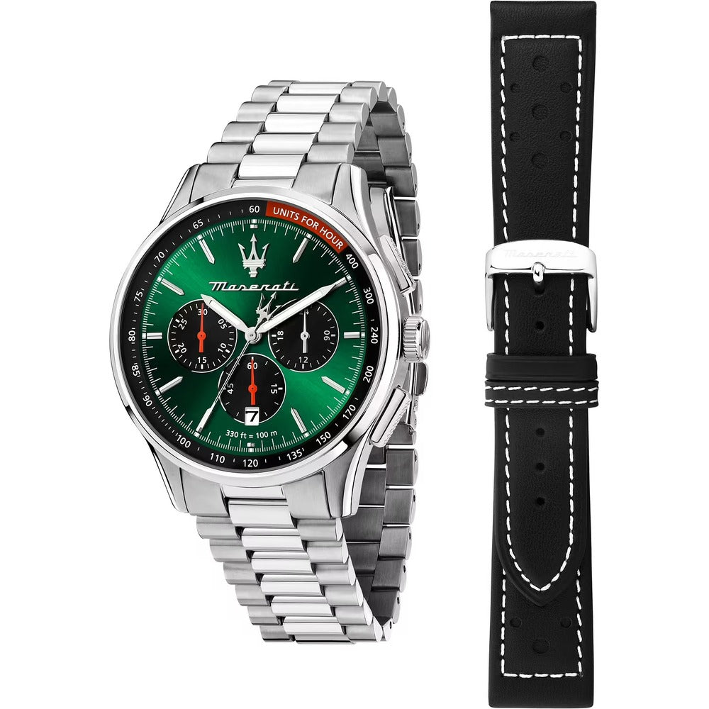 Orologio MASERATI Sorpasso Silver/Green