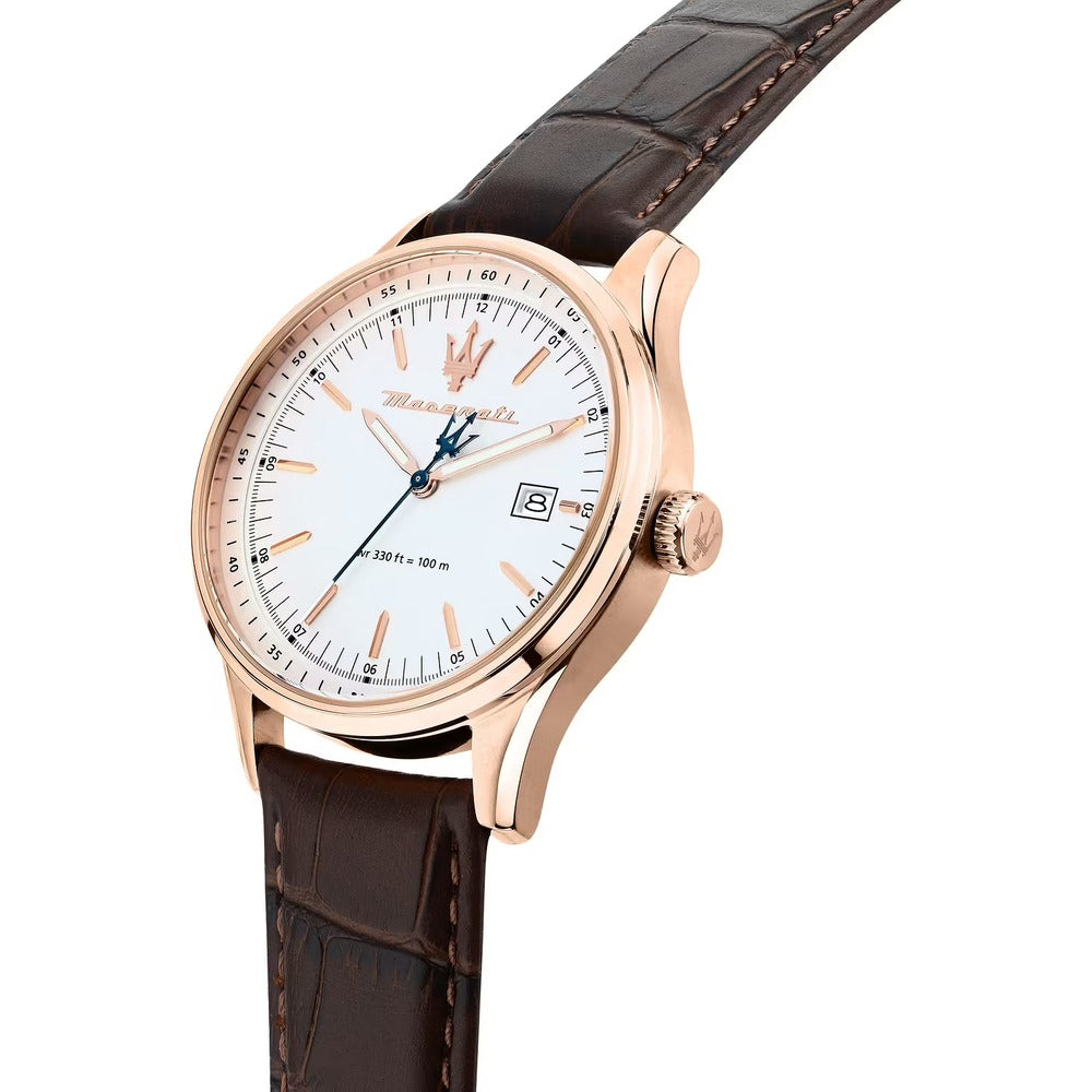 Orologio Uomo MASERATI Sorpasso Rosegold/White
