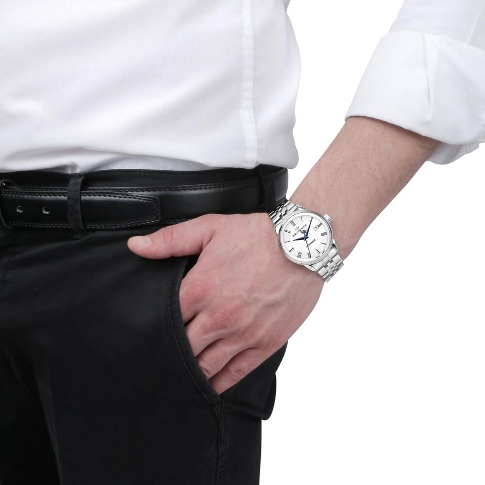 Orologio Automatico PHILIP WATCH Anniversary Silver/White