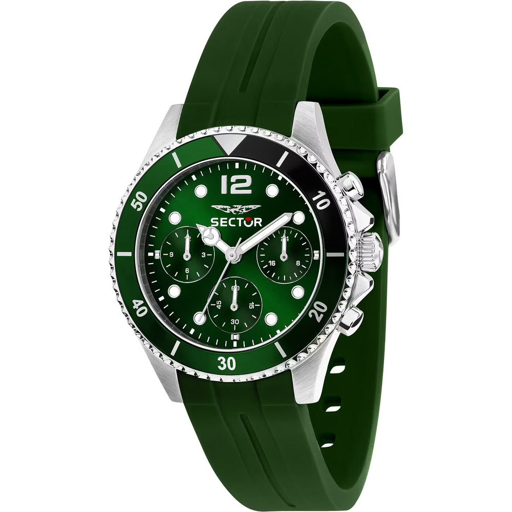 Orologio Multifunzione SECTOR Silver/Green