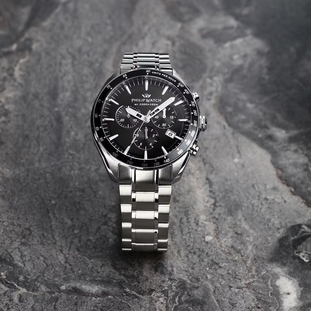 Orologio Cronografo Philip Watch Blaze Silver/Black
