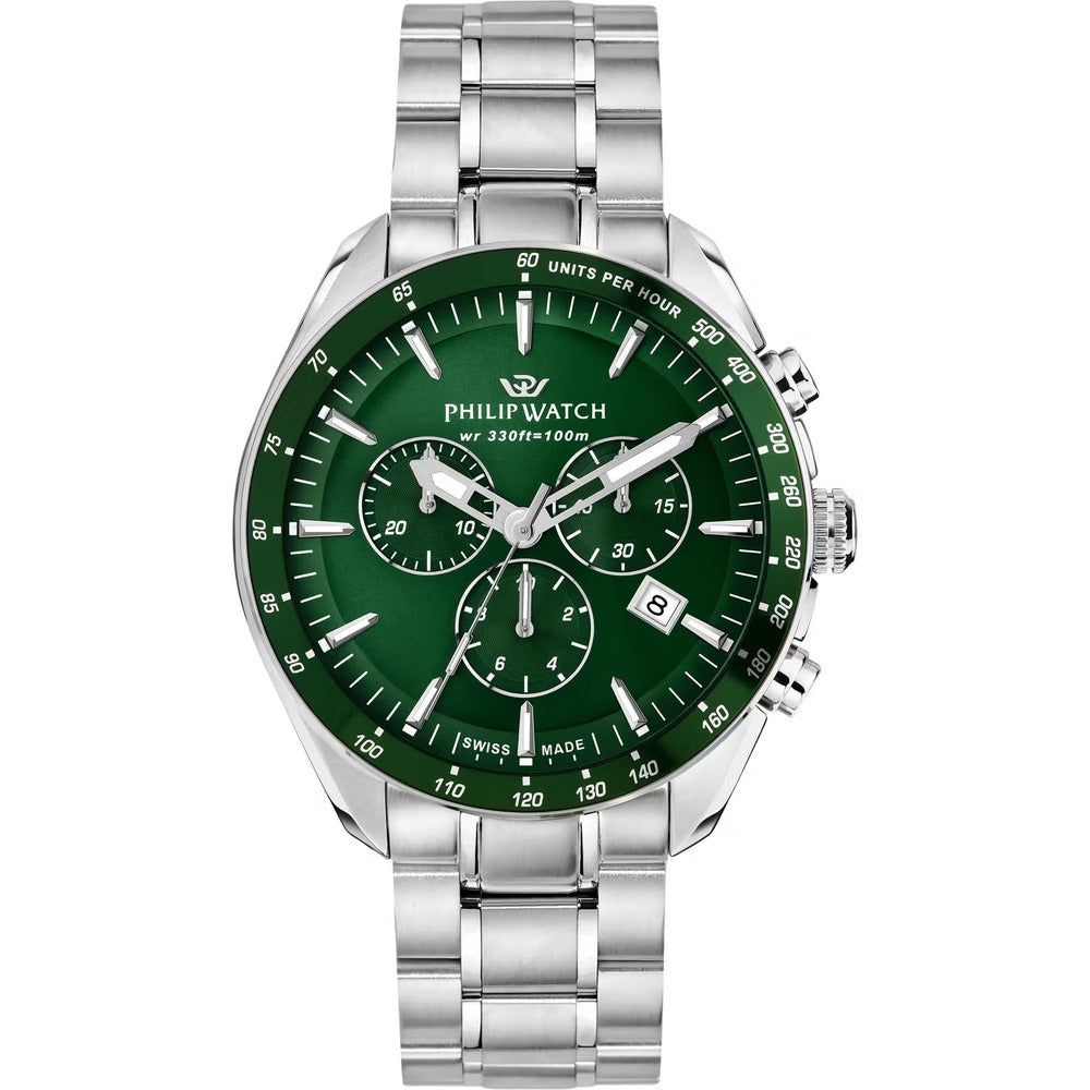 Orologio Cronografo Philip Watch Blaze Silver/Green