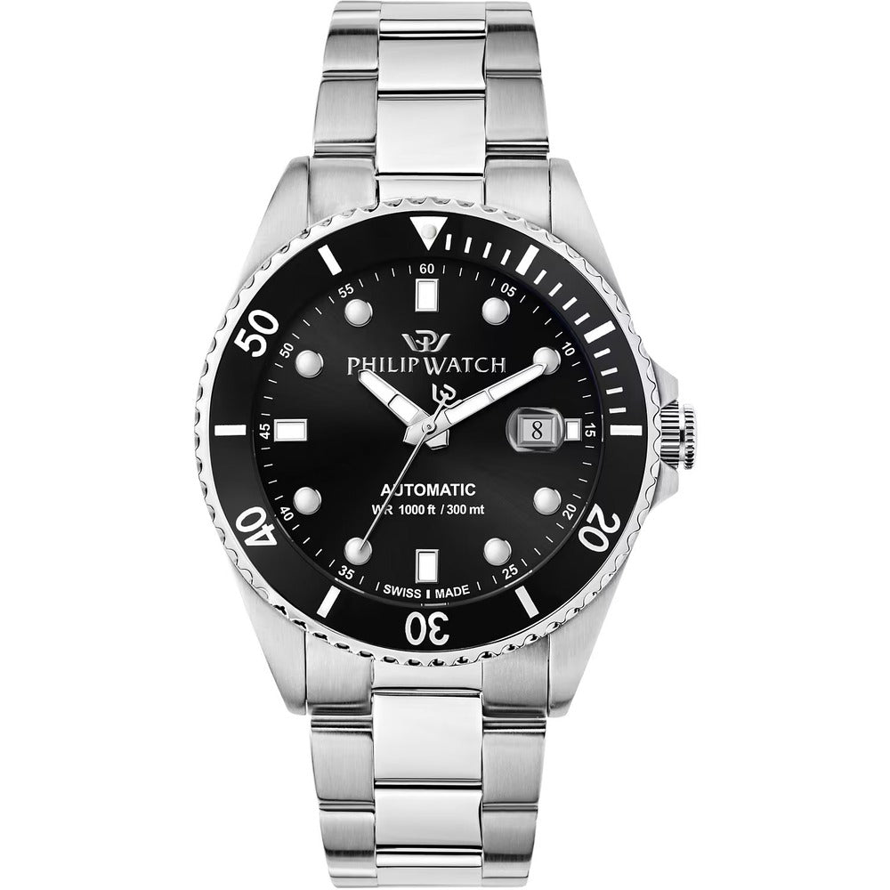 Orologio Philip Watch Automatico Caribe Diving Silver/Black