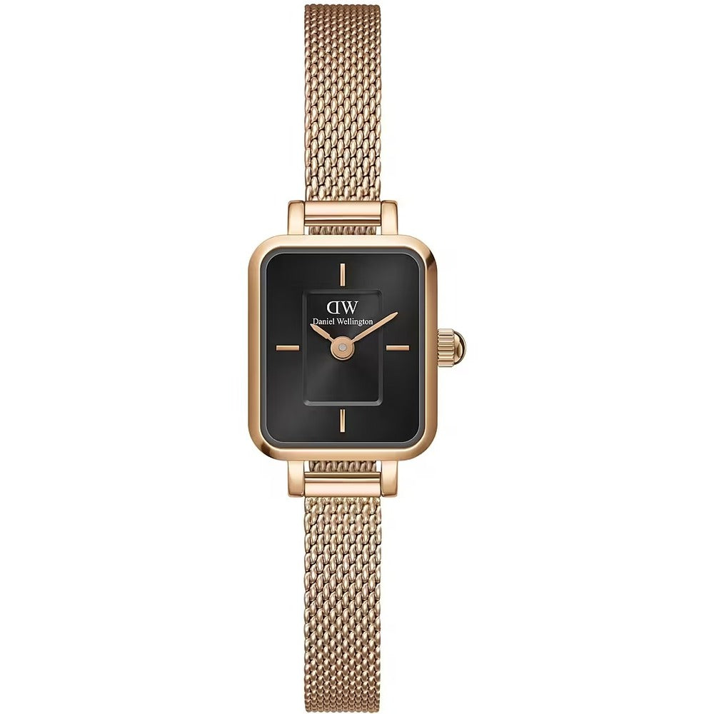 Orologio Daniel Wellington Quadro Mini Melrose Rose Gold/Black