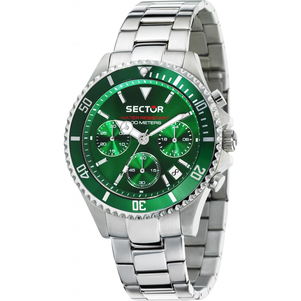Orologio cronografo uomo SECTOR Green