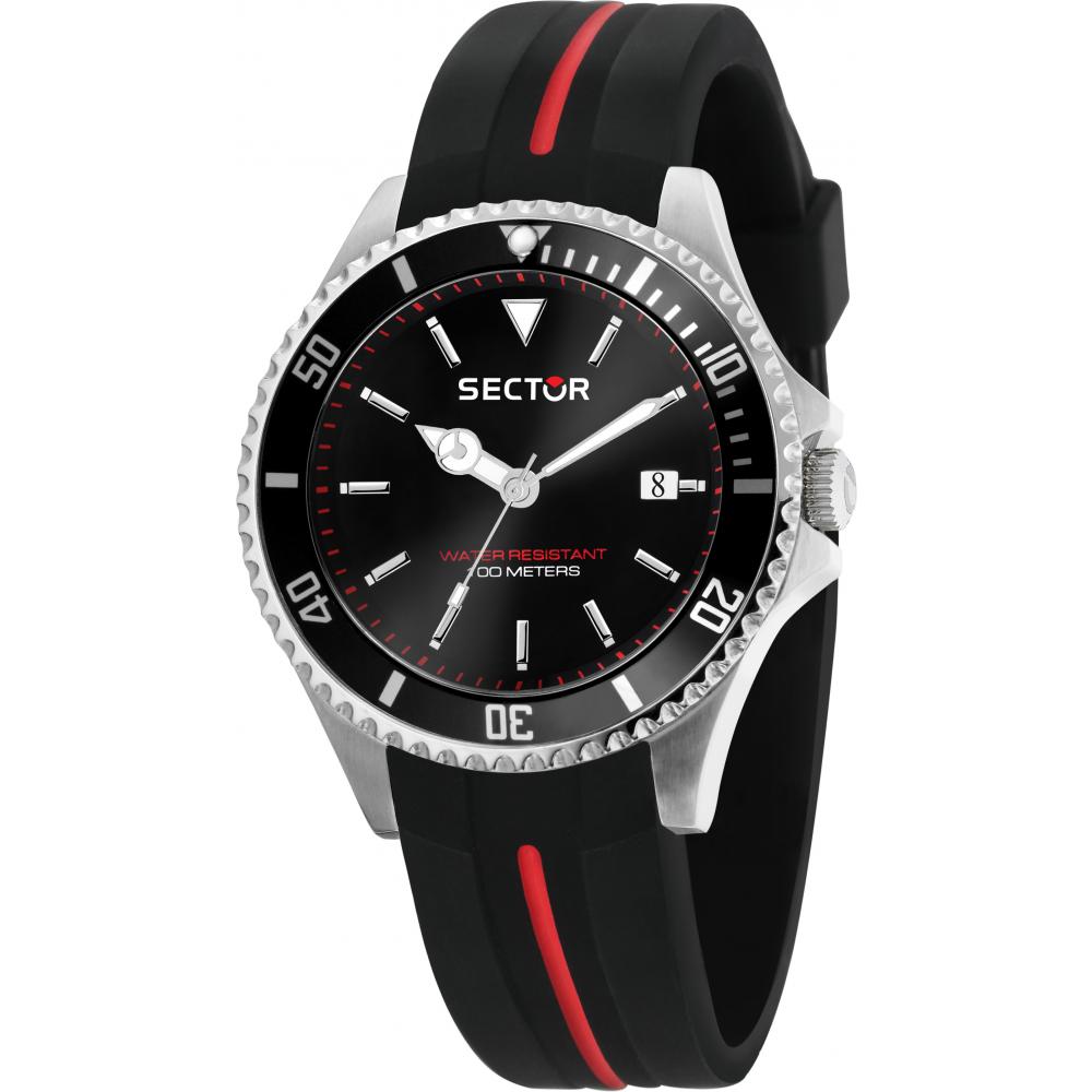 Orologio uomo SECTOR Black/Red