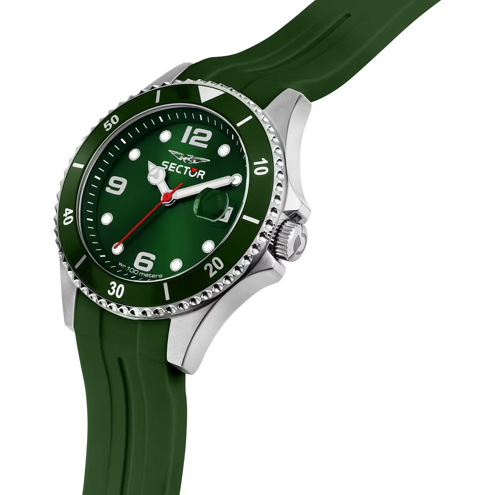 Orologio da Uomo SECTOR Silver/Green
