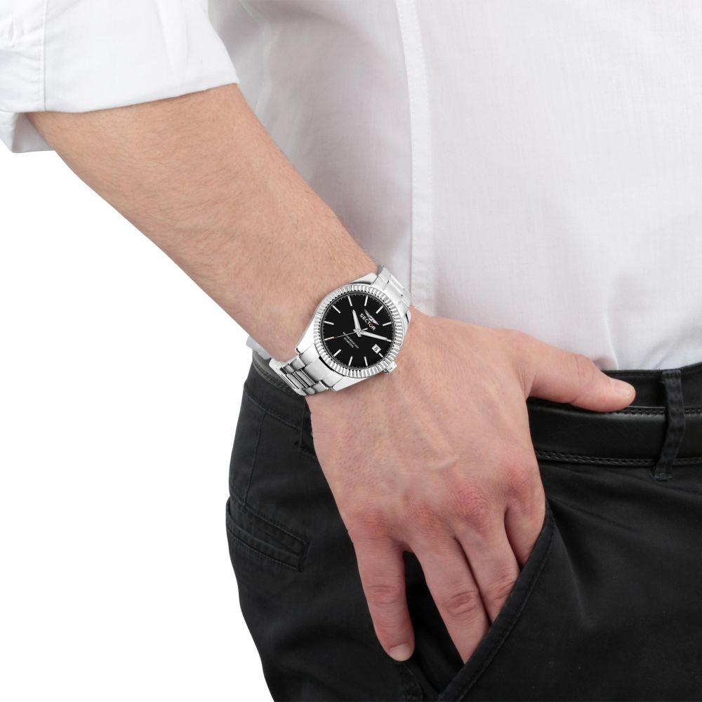 Orologio uomo SECTOR Silver/Black