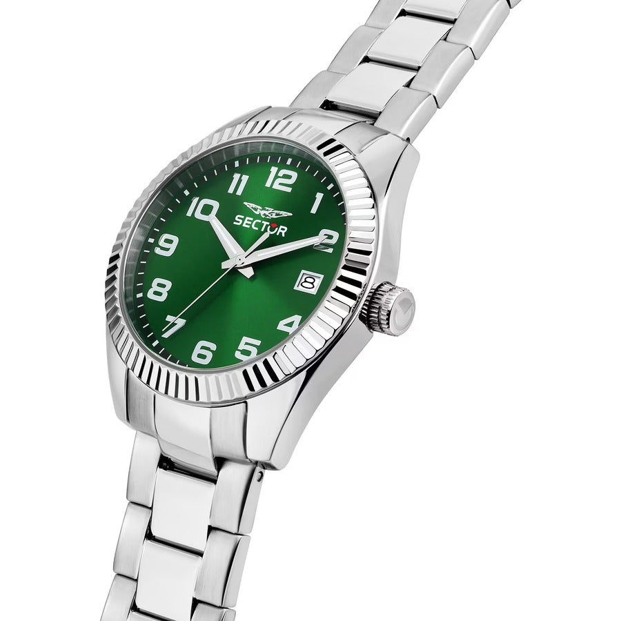Orologio Uomo SECTOR Silver/Green