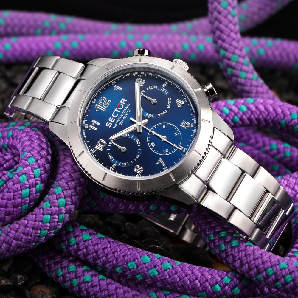 Orologio SECTOR Silver/Blue