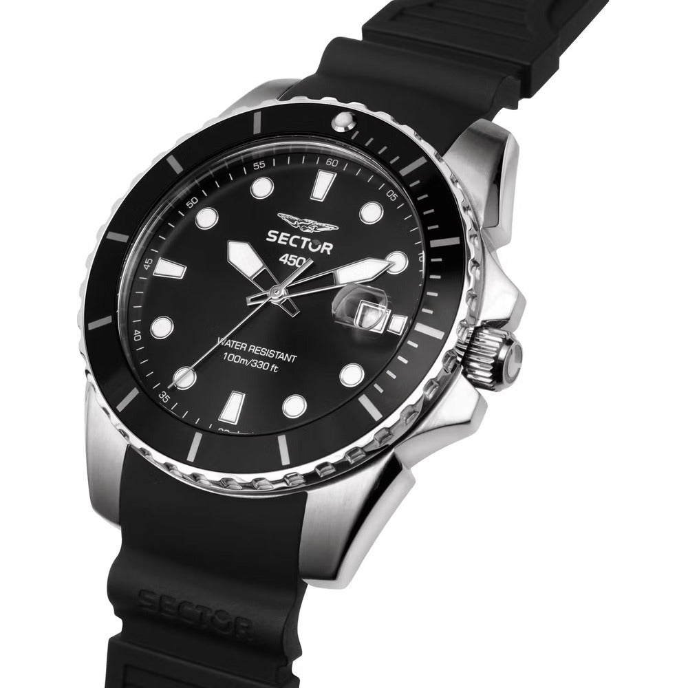 Orologio Uomo SECTOR Silver/Black