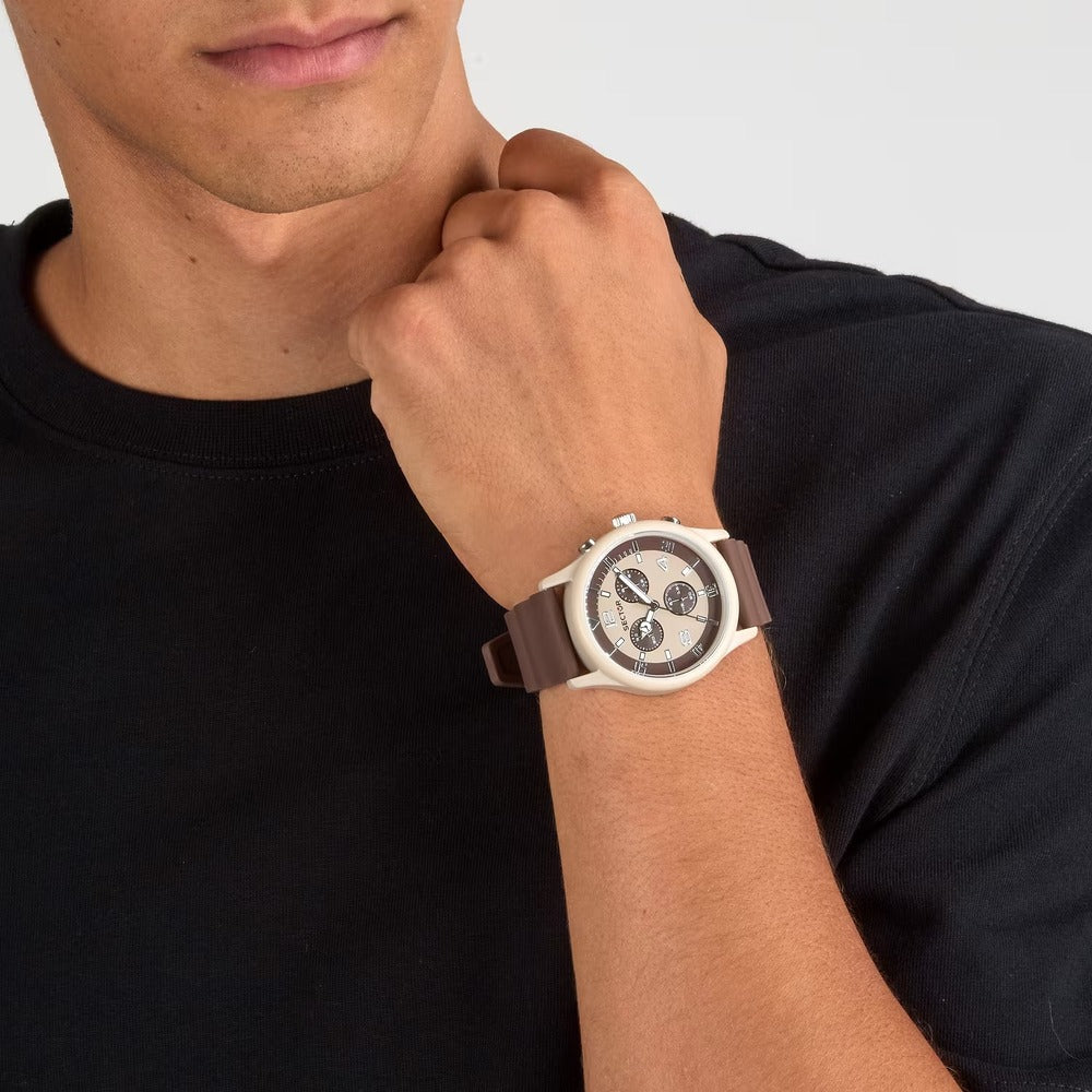 Orologio SECTOR H2O Chrono Beige, Choccolate 43 mm