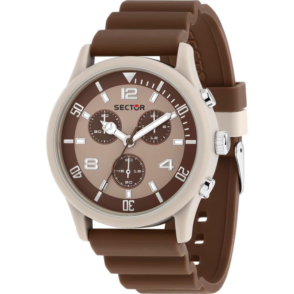 Orologio SECTOR H2O Chrono Beige, Choccolate 43 mm