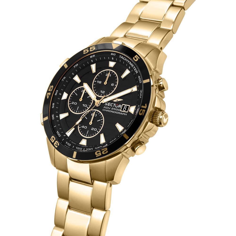 Orologio Uomo SECTOR Gold/Black