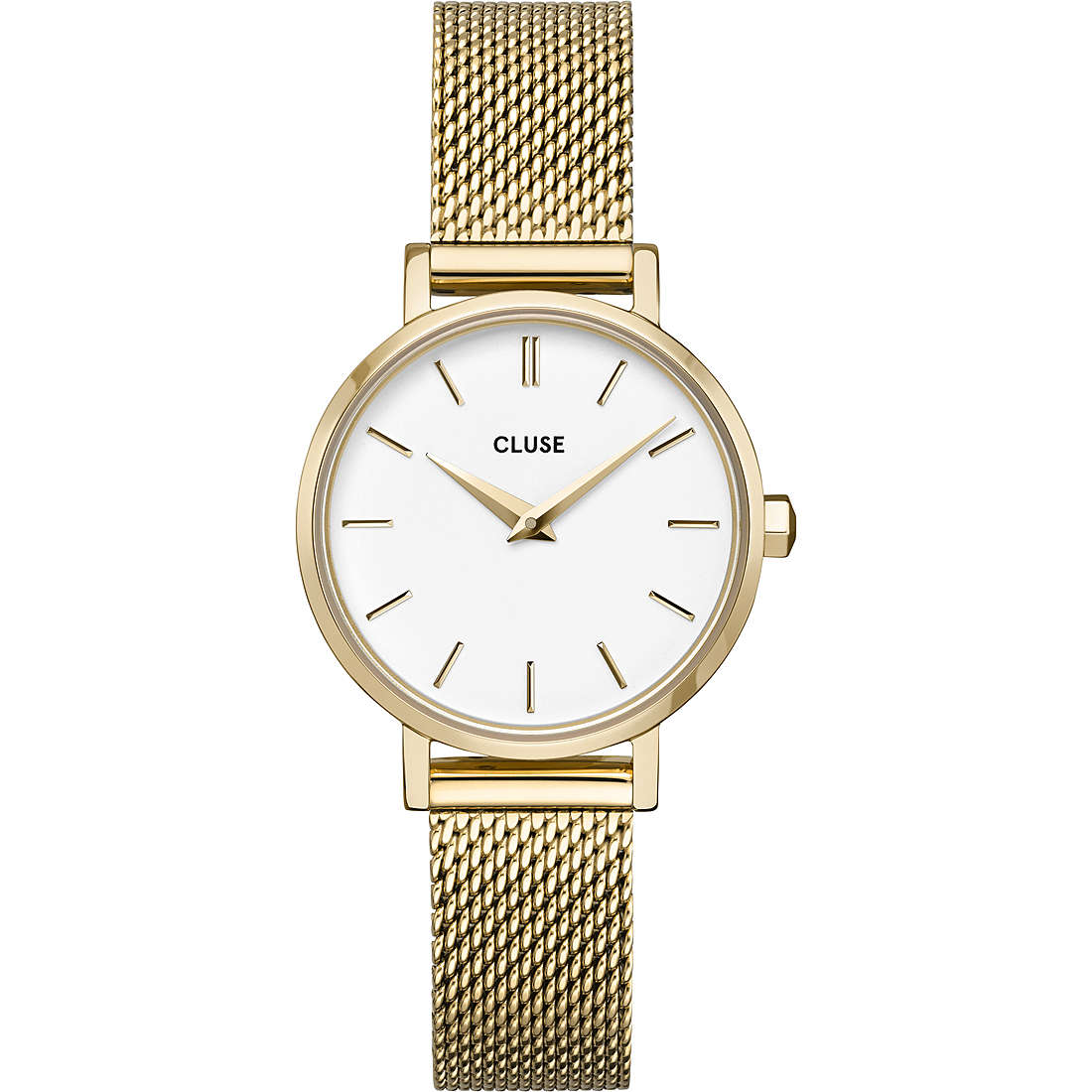 Orologio Donna CLUSE Boho Chic Petite Mesh White, Gold Colour