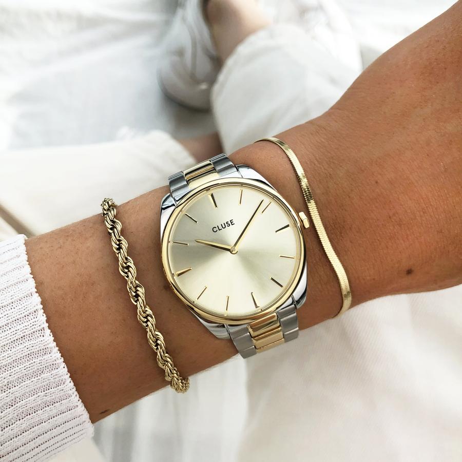 Orologio CLUSE Féroce Steel Bicolour