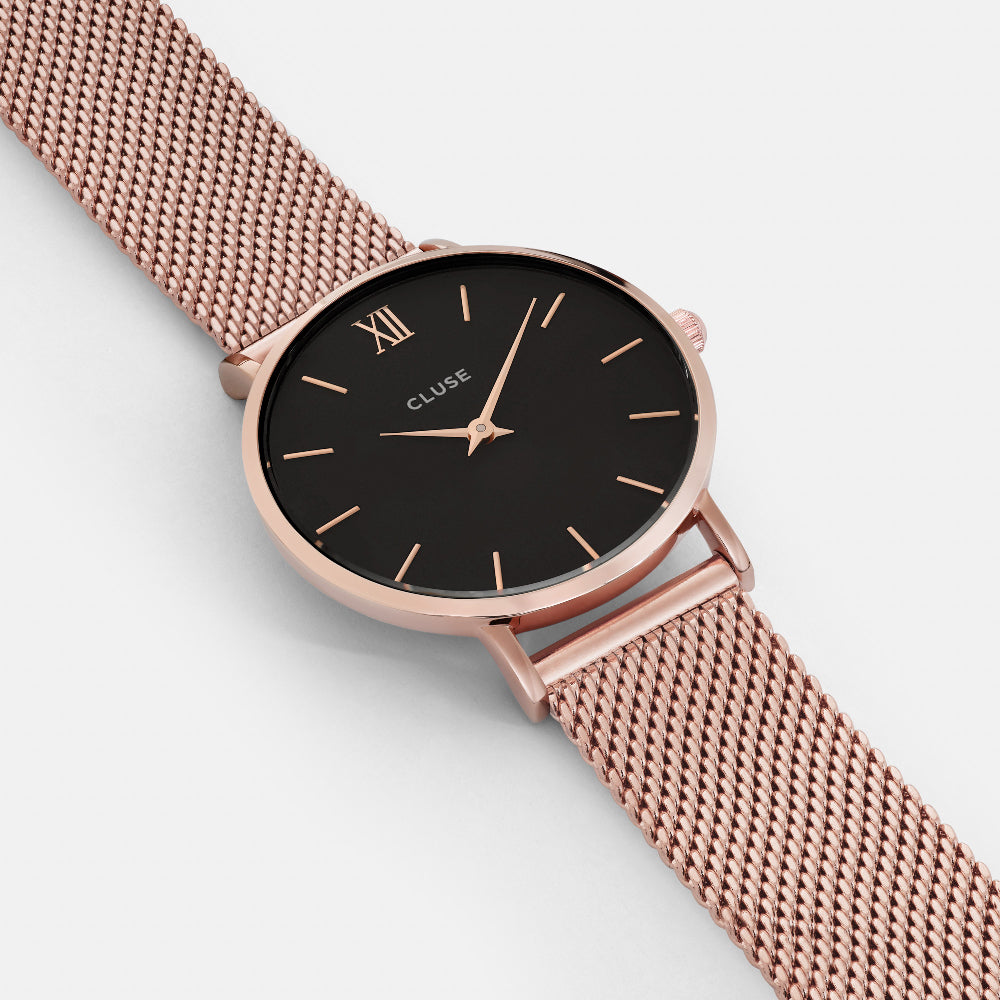 Orologio donna CLUSE Minuit Black/Rose Gold