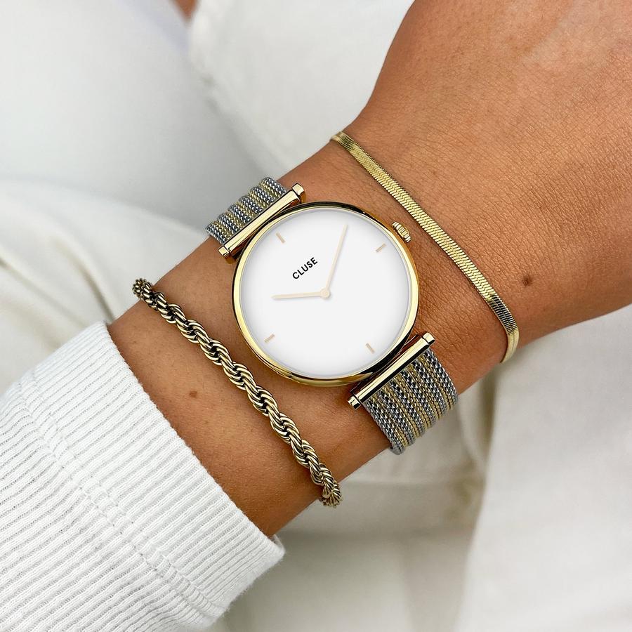 Orologio Donna Cluse Triomphe Mesh Bicolore