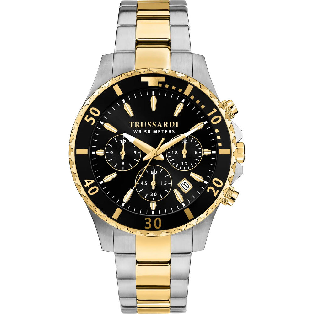 Orologio Uomo TRUSSARDI City Life Silver/Gold/Black