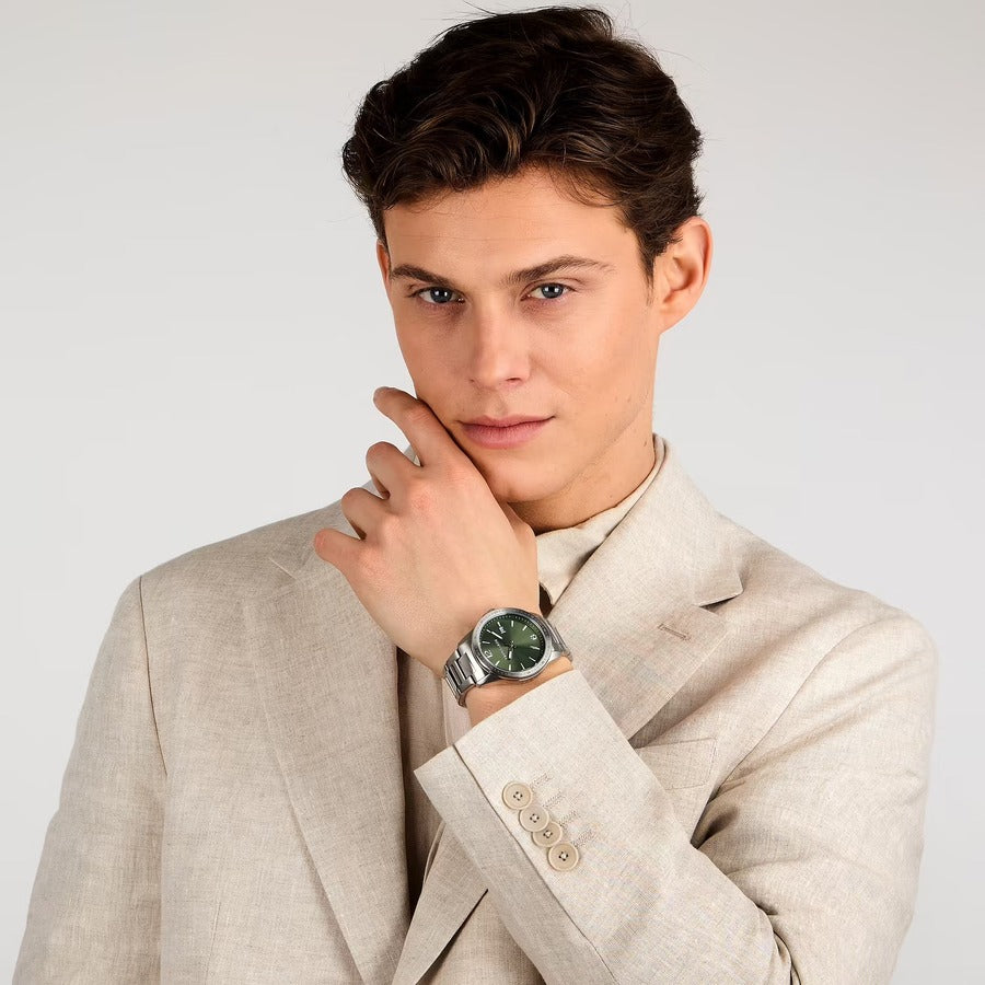 Orologio Uomo TRUSSARDI T HAWK Silver/Green