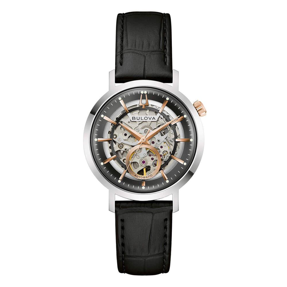 Orologio BULOVA Aerojet Automatic 38 mm Silver Black Rosegold