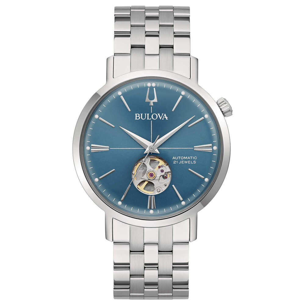 Orologio Uomo BULOVA Aerojet Automatic Blue mm
