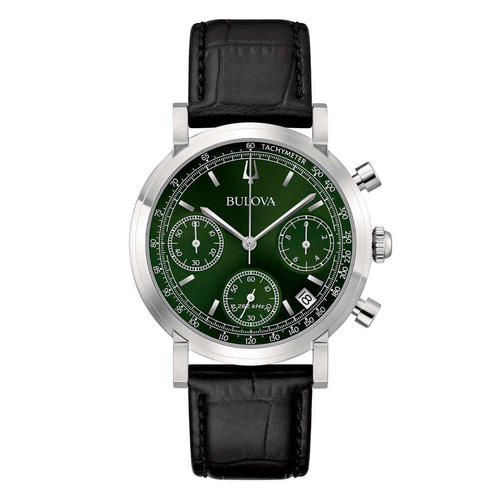 Orologio BULOVA Crono High Precision 262kHz Silver/Green