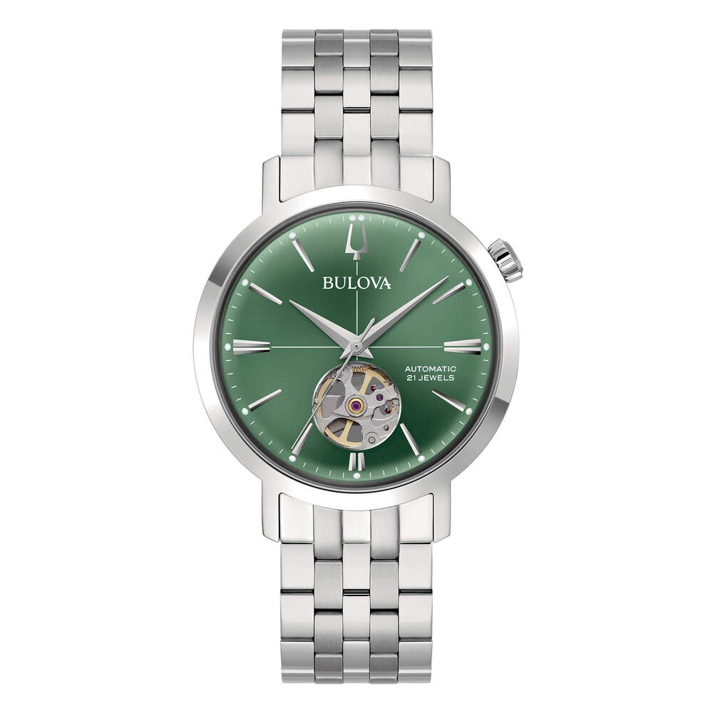 Orologio Uomo BULOVA Aerojet Automatic Green mm