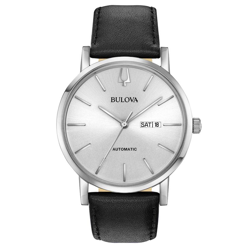 Orologio uomo BULOVA Clipper Automatic Silver/Black
