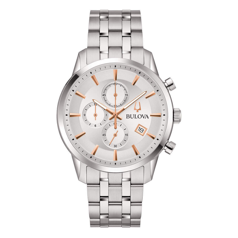 Orologio BULOVA Sutton Chrono Silver/Rosegold