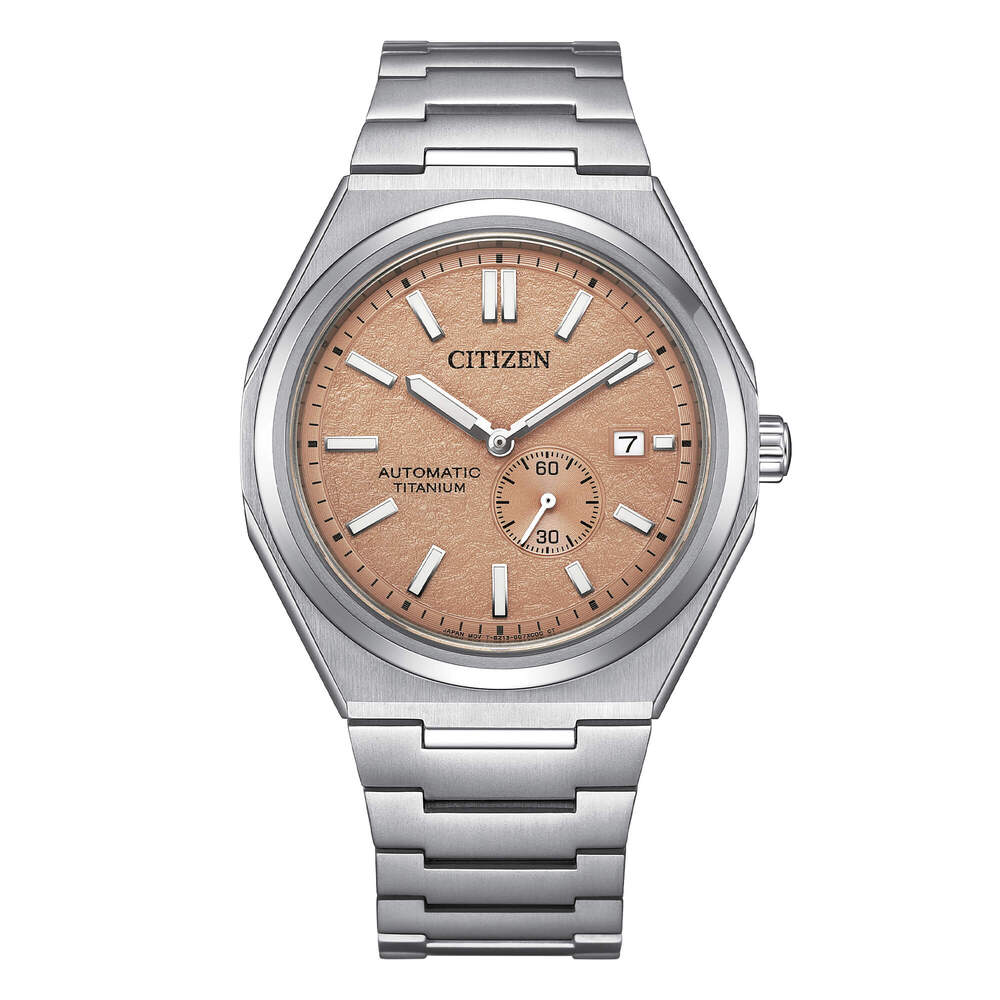 Orologio Citizen Automatico Super Titanio Silver/Salmone