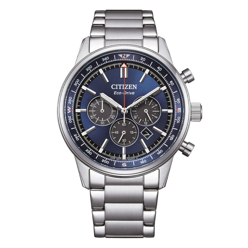 Orologio CITIZEN Aviator Crono Silver/Blue