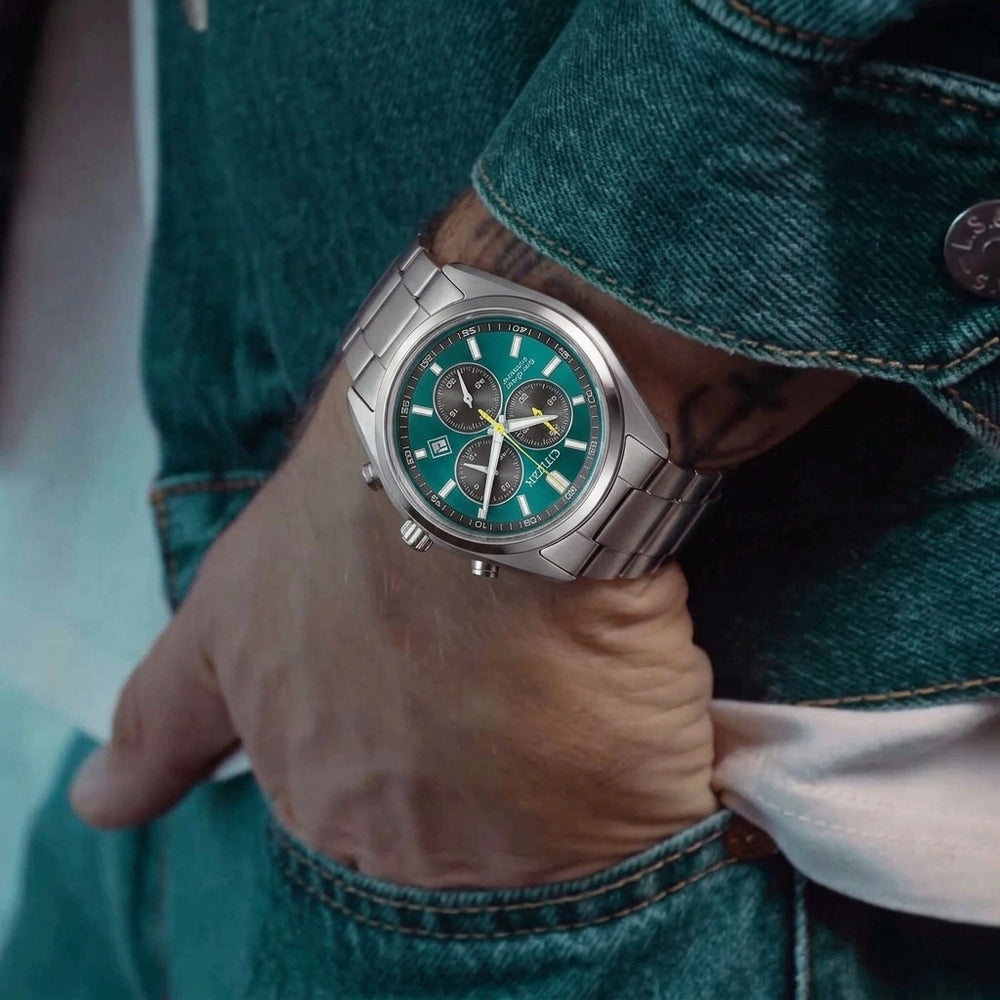 Orologio Citizen Crono Super Titanio 2590 Green