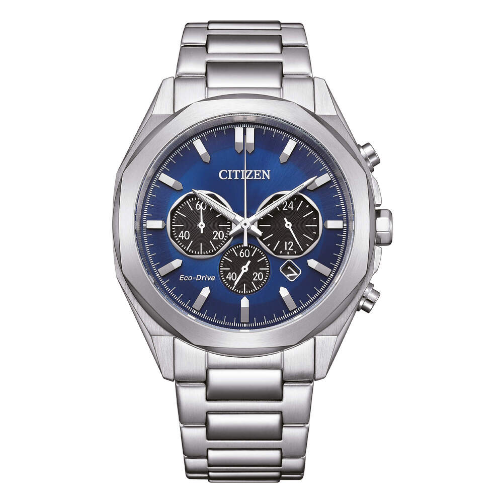 Orologio CITIZEN Metropolitan Crono Silver/Blue