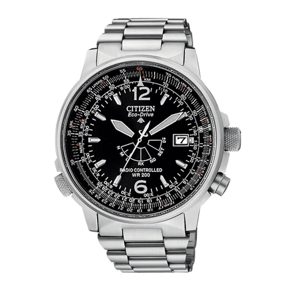 Orologio CITIZEN Radiocontrollato Pilot Acciaio