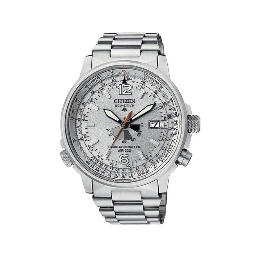 Orologio CITIZEN Radiocontrollato Pilot Acciaio