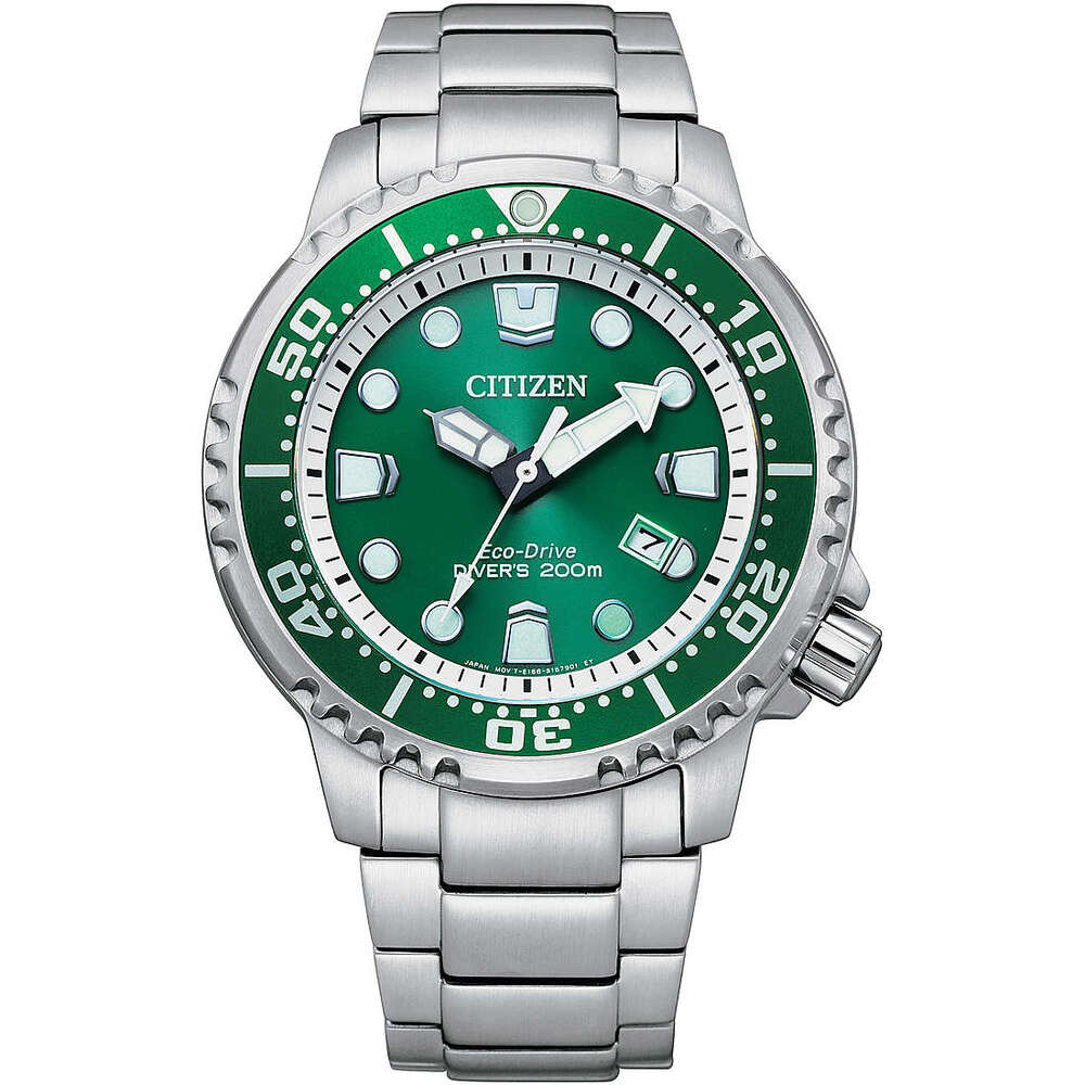 Orologio CITIZEN Diver's Eco Drive mt Silver/Green