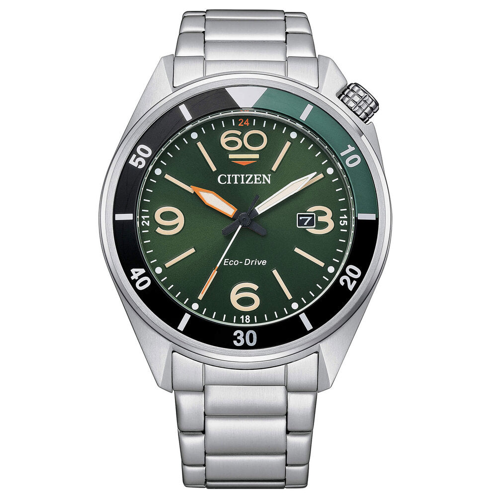 Orologio Uomo Citizen Seaplane Green