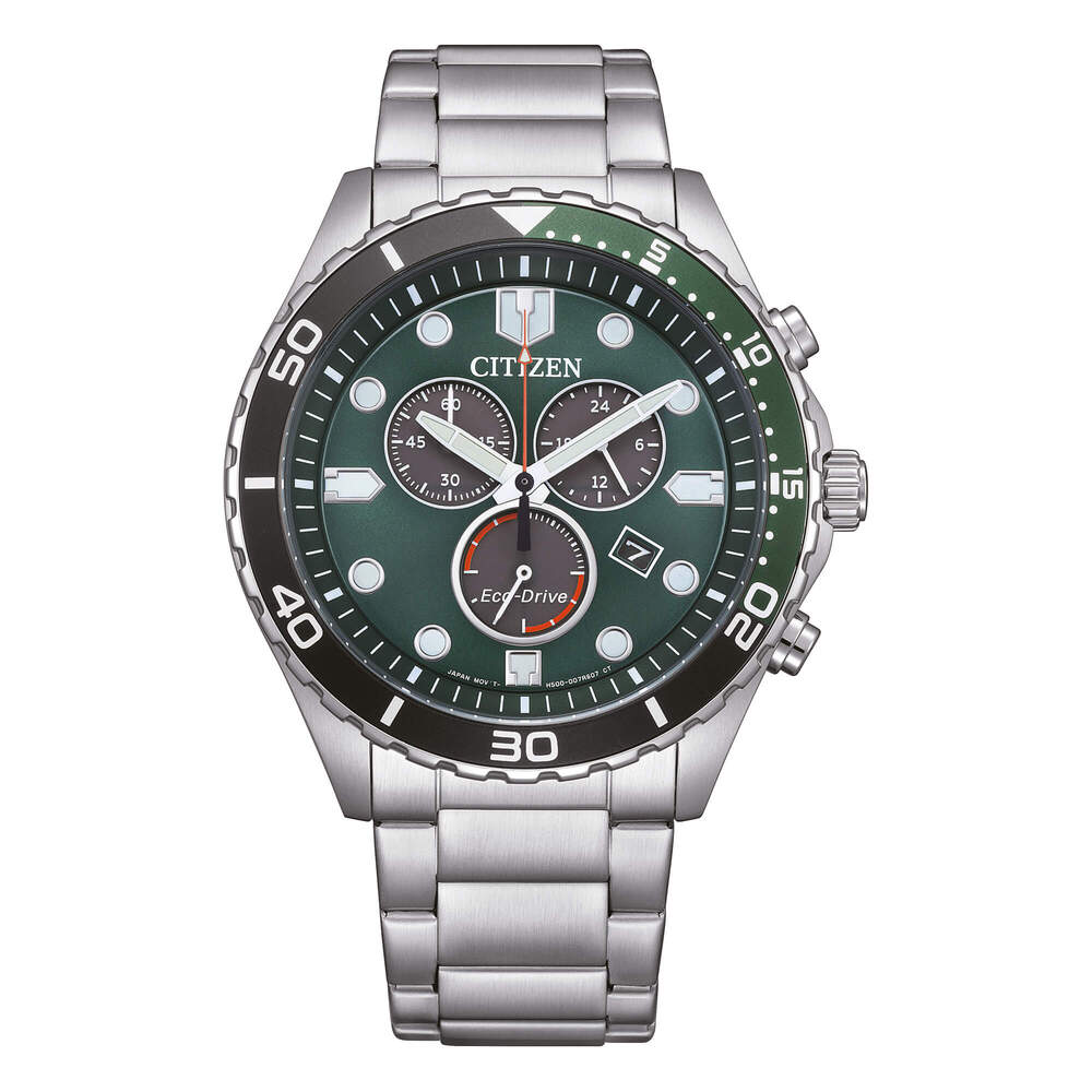 Orologio CITIZEN Sport Crono Silver/Green