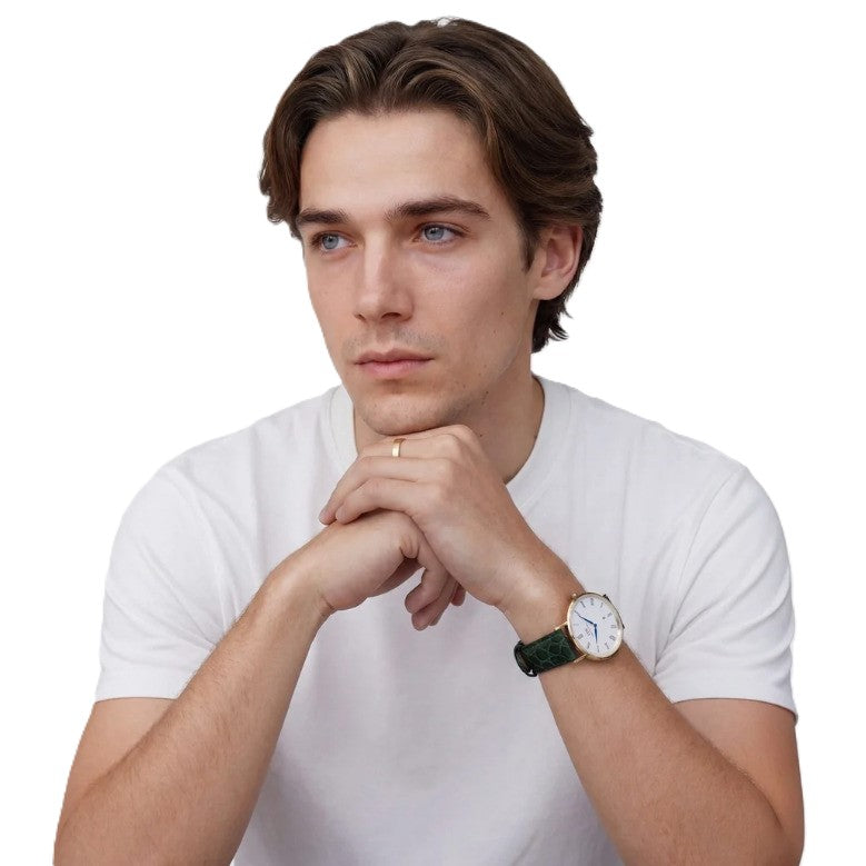 Orologio Daniel Wellington Classic Roman Numerals Dark Green Croc