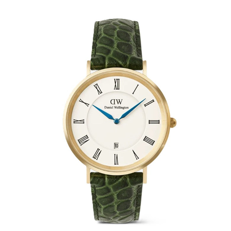 Orologio Daniel Wellington Classic Roman Numerals Dark Green Croc